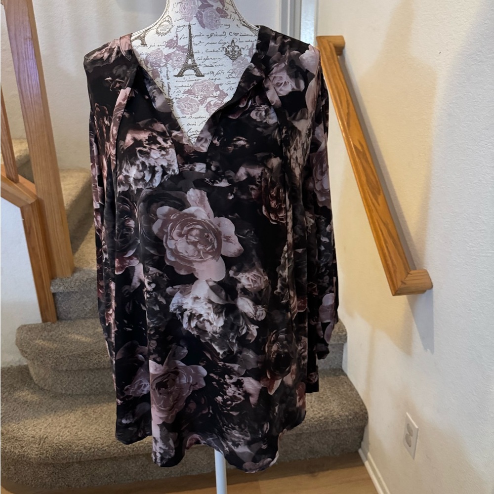 Floral Long Sleeve Blouse